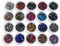4800 Stück, Hotfix Strasssteine, zum Aufbügeln, AAA Qualität, 20 Farben Set mit Sortierbox, Glitzersteine, Glass Strass Perlen, Selbstklebend, Hot Glue (4,6mm ~ 5mm SS20)