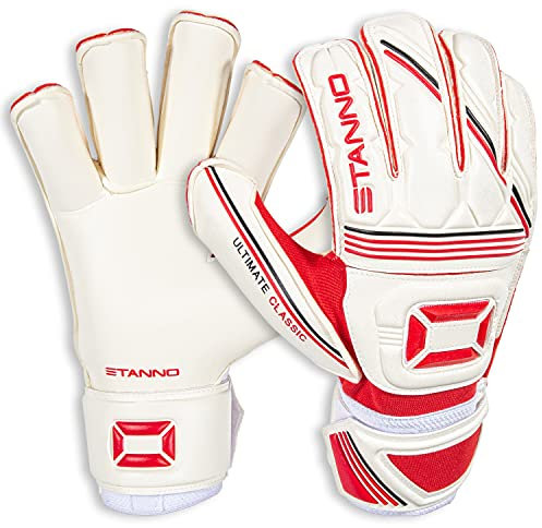 Stanno Torwarthandschuhe - Ultimate Grip II - Zuverlässiger Grip - Handschuhe für Den Ehrgeizigen Keeper Weiß - Größe 10