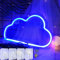 YIVIYAR Neon Sign led wolke Wolken LED Lampe Wolke Neonlicht Neon Light USB/Batterie LED Neon Schild Neon Light Sign Neon Signs for Wall für Weihnachten Geburtstag Hochzeitsfest