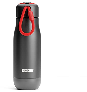 ZOKU - Botella Acero Inoxidable 350 ml Negra