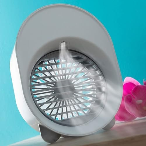 SHOP-STORY - KOOLIZER Mini Portable Air Conditioner Humidifier Fan Aroma Diffuser with LED Air Cooler 200 ml