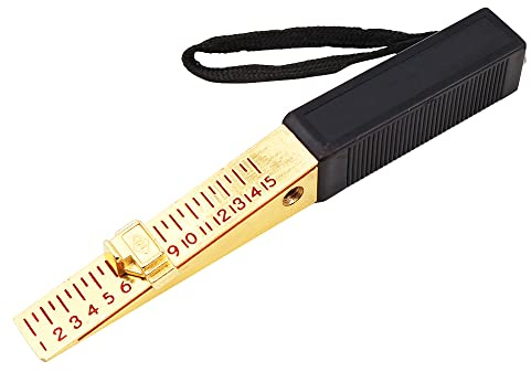 VOANZO Engineering Tools Margin Marker Tool Fire Door Gap Gauge Flatness Measuring Tool Measuring Range 0-15 mm Min. scale 0.5 mm