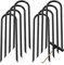 Trampoline Stakes Trampoline Anchors High Wind Heavy Duty Trampoline Accessories Galvanized Steel Set of 8 for Trampolines, Swing Sets, Canopies, Camping Tarps, Trapping, Sheds, Dog Tie Out