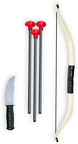 Indianer Pfeil & Bogen Set 5-Teilig Accessoires Fasching Karneval