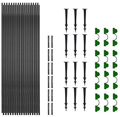 Tunnel della Serra, Arco del Tunnel delle Piante, Telaio di Supporto della Copertura delle Piante, Cerchi della Serra per Letti rialzati, Tunnel di Supporto della Coltivazione