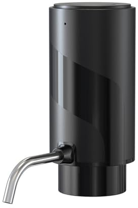 PERZOE Dispenser elettrico per vino Aeratore per vino Decanter elettrico Durevole Ricaricabile Aeratore per vino Dispenser per Home Party Nero