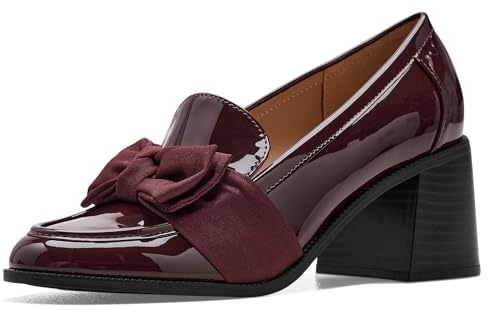 Bandolino Women's Korrar Pump, Dark Red Patent 600, 8
