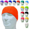 AQASKIN Auriculares de natación profesionales de licra hipoalergénica – Sin látex – Gorro piscina licra unisex (flúo naranja, pack de 1)