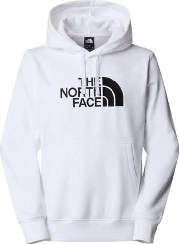 THE NORTH FACE NF0A89EMLA9 M Drew Peak Pullover Hoodie Maglia Lunga Uomo TNF White/TNF Black Taglia XL