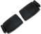 Repose-pieds universel pour fauteuil roulant - Facile à installer - En plastique - Trou de 2,2 cm