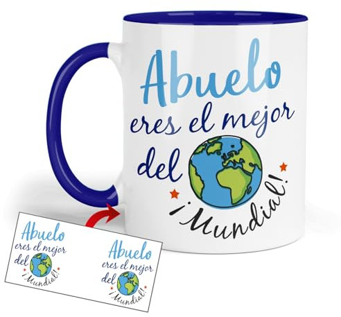 Kembilove Tazas abuelos | Dia del padre | Regalo dia del padre abuelo | Regalo abuelo cumpleaños | tazas originales | Vais a ser abuelos (Modelo 1)