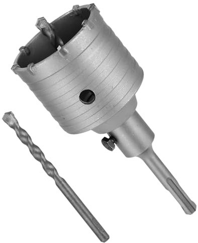 68mm Brocas Sierra Perforadora Hormigón Con 110 mm es SDS Plus Mango Barra para Perforar Agujeros en Bloques de Hormigón Cemento Paredes de Piedra