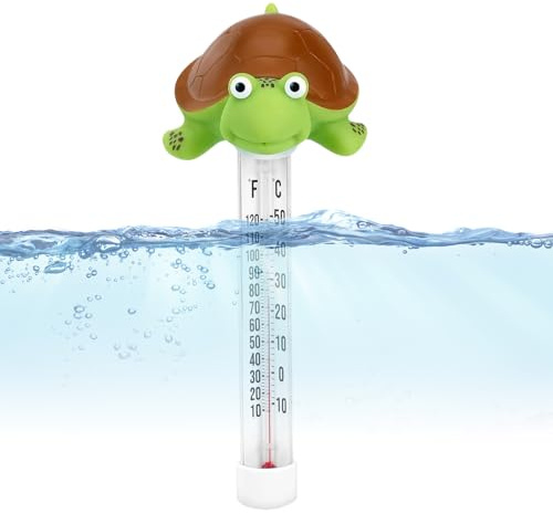 Pool Thermometer – Wassertemperaturmesser | schwimmende Wasser-Thermometer | große Anzeige leicht ablesbar Sentille Animal Shape Monitor für Bob Spa Aquarien Außen Innen