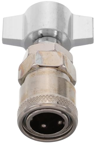 BESTonZON Propangas Schnellkupplung Metall für LKW Gastank Anschluss Auslaufsicher Robust Allgemein Kompatibel für Gasgrills und Gasgeräte