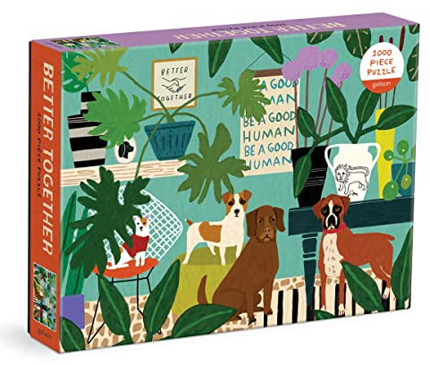 Galison 9780735371361 Better Together Jigsaw Puzzle, Green, Multicolored