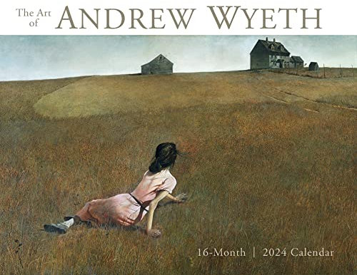 The Art of Andrew Wyeth Wandkalender 2024, 16 Monate Kunst & Design, 30,5 x 38,1 cm