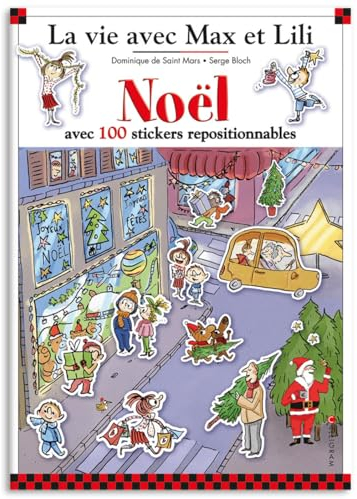 Noël - La vie avec Max et Lili - 100 stickers repositionnables