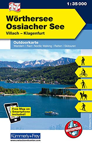 Kümmerly+Frey Outdoorkarte Österreich 17 Wörthersee, Ossiacher See 1:35.000: Mit Villach und Klagenfurt. Touren für Wanderer, Biker und mehr! Free Download