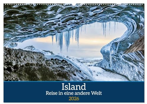 Island - Reise in eine andere Welt (Wandkalender 2026 DIN A2 quer), CALVENDO Monatskalender: Bilder von atemberaubenden Landschaften, magischen ... einzigartigen Naturwundern (CALVENDO Orte)