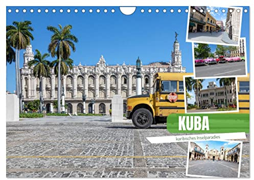 Kuba - karibisches Inselparadies (Wandkalender 2026 DIN A4 quer), CALVENDO Monatskalender: Kuba, die Perle der Karibik (CALVENDO Orte)