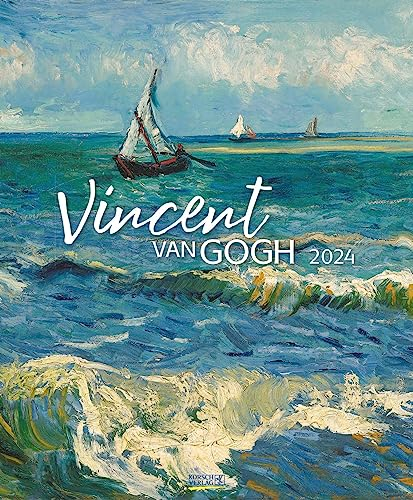 Vincent van Gogh 2024: Kunstkalender mit Werken des Künstlers Vincent van Gogh. Großer Wandkalender mit Meisterwerken der modernen Malerei. Format: 45,5 x 55 cm