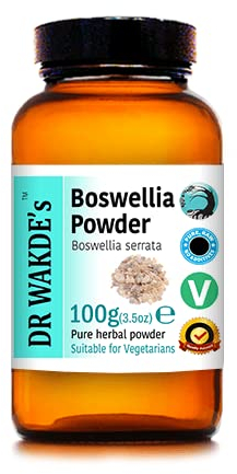 Dr WAKDE 'stm Organic Boswellia polvere (Boswellia Serrata o Salai Guggul), 100 g, 500 g, 1 kg