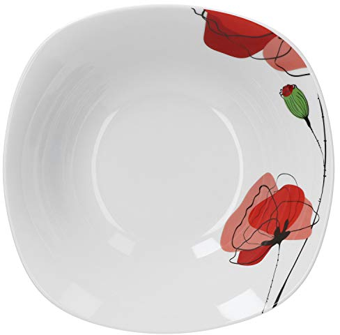 Van Well Monika Plat de Service carré avec Plateau de Service XL Salade et Dessert 1,25 l