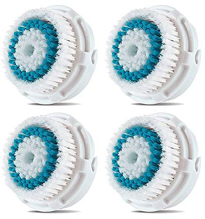 Ersatzköpfe für Mia-Gesichtsbürste für 1, 2, 3 (Aria), Smart Profile, Alpha Fit, Plus, Sonic Radiance – 4 Stück