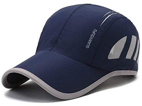 CLAPE Schnelltrocknend Basecap Herren Atmungsaktive Mesh Sport Cap Lightweight Running Cap UV-Schutz Outdoor Kappen Sommer Sun Cap