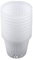 DEWIN Hydroponic Mesh Pot, Net Cup Pots 10pcs Heavy Duty Mesh Pot Net Cup Basket Hydroponic Plant Grow Clone Gardening(White)