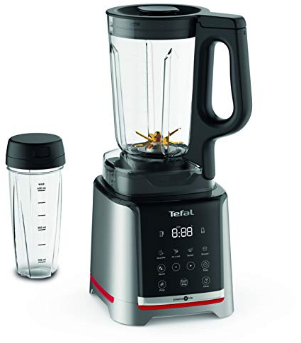 Tefal Infiny Mix Bl91HD40 Tritan Blender à smoothie haute vitesse, 1600 W, 2,6 litres, gris