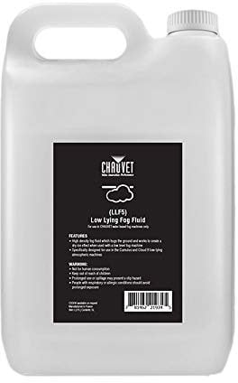 Chauvet Low Level Fog Fluid 5L for Low Lying Smoke Machine Dry Ice Effect