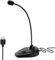 TINGDA Micrófono USB para PC, Plug & Play Home Studio USB con botón de Silencio, Compatible con PC, portátil, Mac, PS4 – Ideal para Youtube, Skype, Juegos, Podcast (1,5 m)