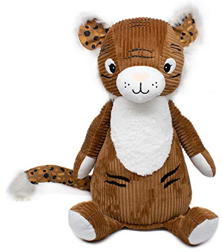 Les DÉGlingos Plüschtier (Speculos der Tiger) | sehr weicher Stoff | Geschenke zur Geburt | Plüsch-Deko für das Schlafzimmer | 60 cm | recycelte Füllung | Kuscheltier Baby Kinder