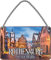 schilderkreis24 Blechschilder Kollektion 18x12cm – Städte-Motive aus aller Welt: Dekoration & Geschenkidee für Weltenbummler (Rothenburg)