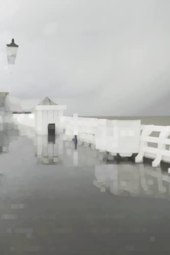 Norfolk Notebooks - Cromer Pier Abstract: Lined notebook with cover photo art abstract image of Cromer Pier.