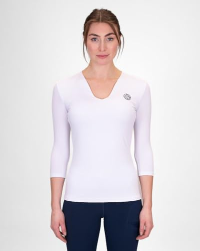 BIDI BADU Damen Crew V-Neck Longsleeve - pink