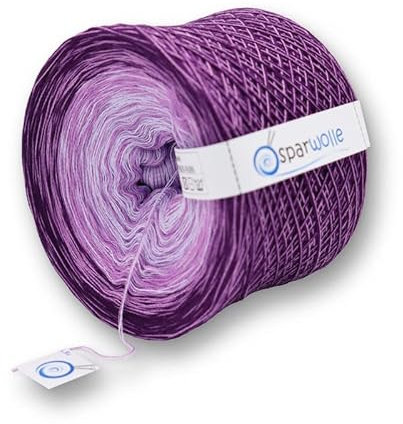 Bobbel 100% Baumwolle, Farbverlaufsgarn 235g 4-fädig 1000m zum Stricken und Häkeln, Garn, Wolle, Yarn for knitting and crocheting (CO-200015-SV)