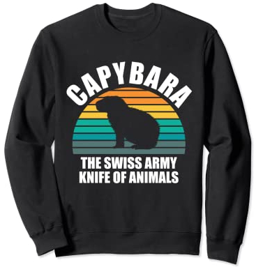capybara le couteau de l'armée suisse des animaux Sweatshirt