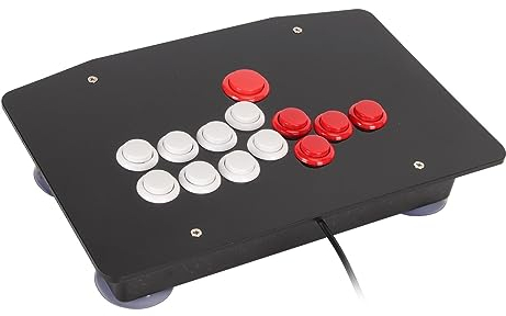 Arcade Fight Stick, Arcade Joystick Fight Stick Im Hitbox-Stil, mit USB 2.0-Anschluss, Kompatibel mit PC, Steam, Android, Switch