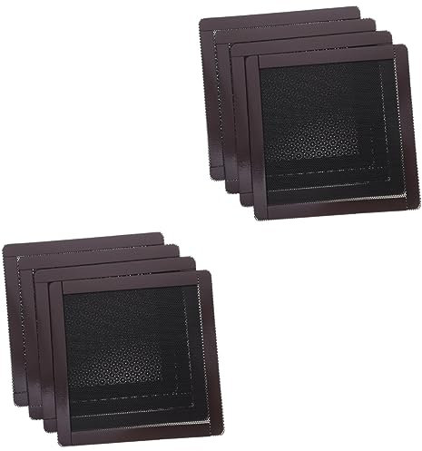 ABOOFAN 8pcs Magnetic Frame Dust Filter Screen for Computer Fans Easy to Install Mesh Dust Cover for Pc Cases Lightweight Material and Practical Dustproof