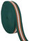 BENECREAT Sangle Rayée en Polyester 9,14m - Bords en Tissu Vert Foncé 32mm de Large - Sangle Plate en Coton Polyester pour Poignées de Sac, Ceintures, Couture