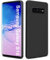 Eiselen Hülle für Samsung Galaxy S10, Ultra Dünn Soft Silikon TPU Schwarz Schutzhülle, Extrem Kratzfest & rutschfest & Stoßfeste & Fallschutz Kameraschutz Handyhülle, Anti Fingerabdruck Slim Case