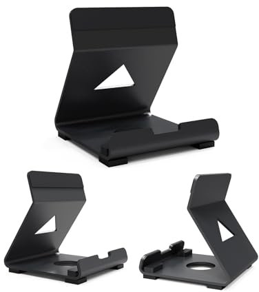 JOYSOG Holder Stand Base for Sony PS Portal/for Steam Deck/for ROG Ally Gaming Handheld Anti-Slip Desk Playstand/Desktop Holder Games Accessories(Black)