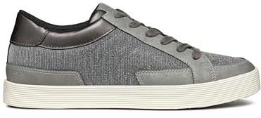 Geox D Blomiee B, Scarpe da Ginnastica Donna, Grigio Scuro, 38 EU