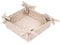 Sintra Recycled Cotton Spotted Bread Basket - Stone