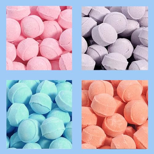 Generic 20 Billes de Bain Effervescentes 4 Parfums (Fraise, Lavande, Mangue, Océan)