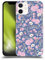 Head Case Designs Offizielle Anis Illustration Romantisches Blau Rosa Blumenmuster Harte Rueckseiten Handyhülle Hülle Huelle kompatibel mit Apple iPhone 12 Mini