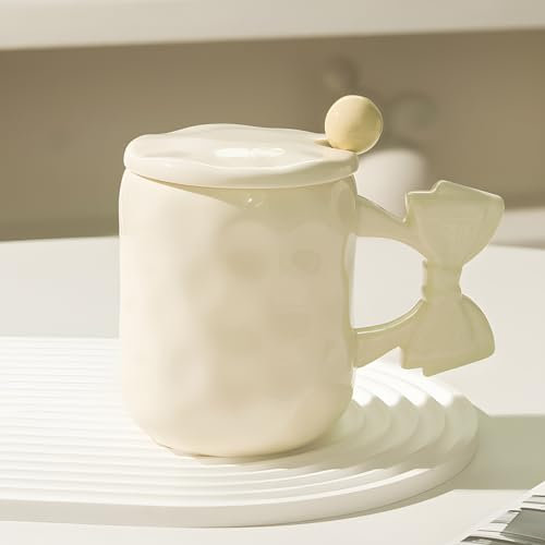 Swsdee Grandes Tasses à Café au Lait, Jolies Tasses à Café de Couleur Macaron, Passent au Lave-Vaisselle et au Micro-Ondes, pour Café, Latte Macchiato, Cappuccino (Kaki)