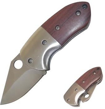 XUDIY Kleines Mehrzweck-Taschenmesser, faltbares EDC-Messer mit 1,89 Zoll scharfer Klinge für Camping, Wandern, Jagd und Heimwerker. (Spitze-Gelb)